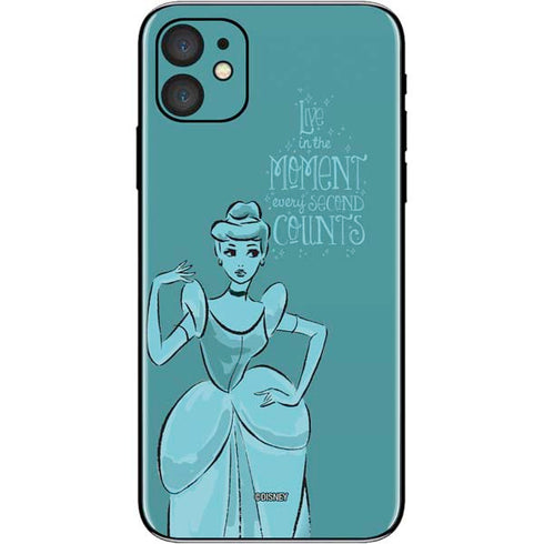 Disney Princess Cinderella Live in the Moment Art iPhone 11 Skin